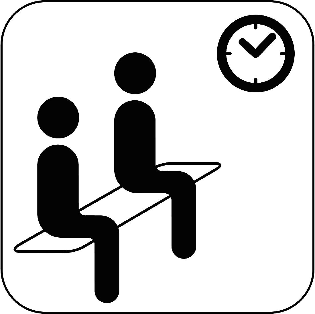 Waiting room symbol,artwork