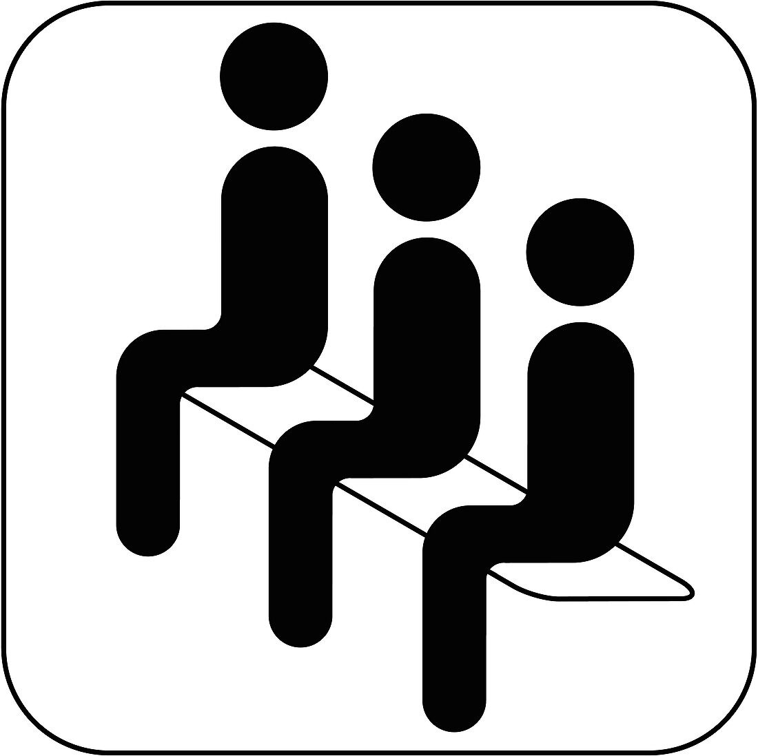 Waiting room symbol,artwork