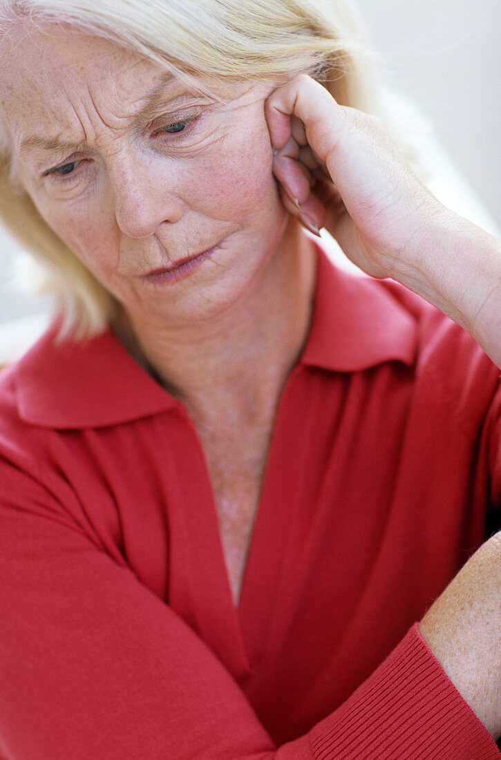 Depressed woman