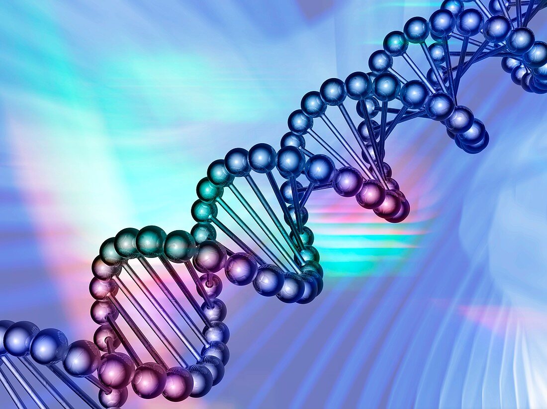 DNA strand,artwork