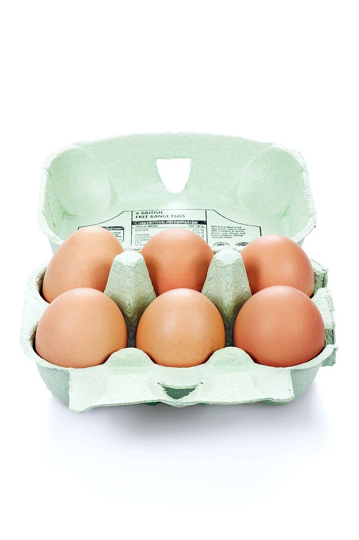 Box of six eggs