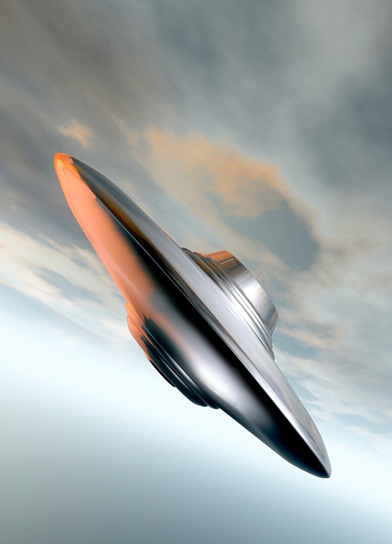 Flying saucer,artwork