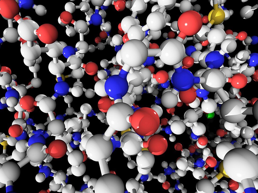 Molecular model,artwork