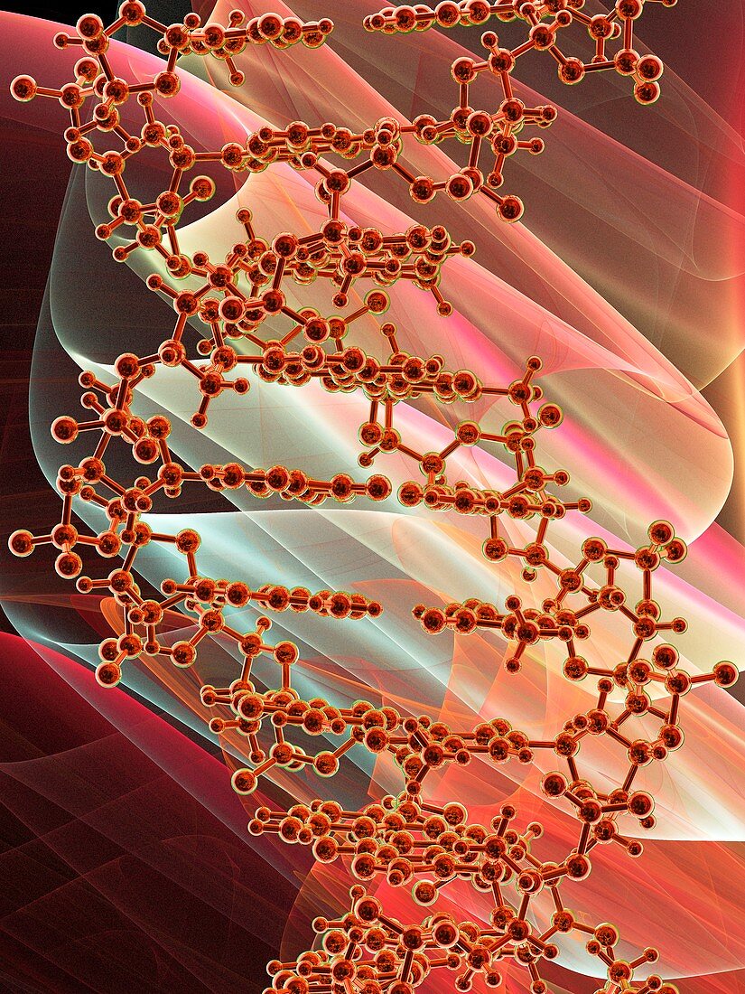 DNA molecule,artwork