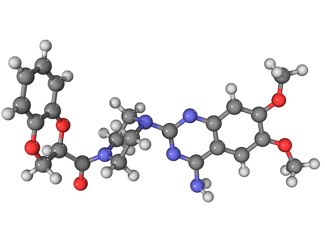 Doxazosin drug molecule