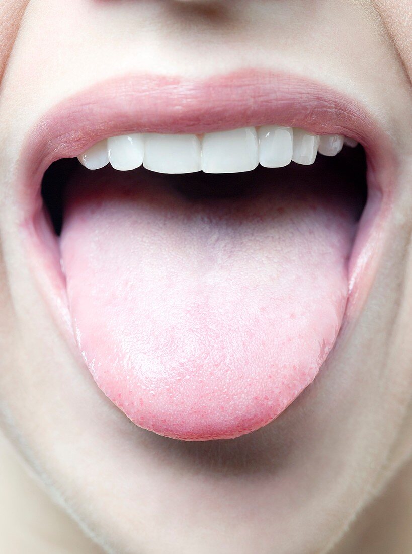 Woman's tongue