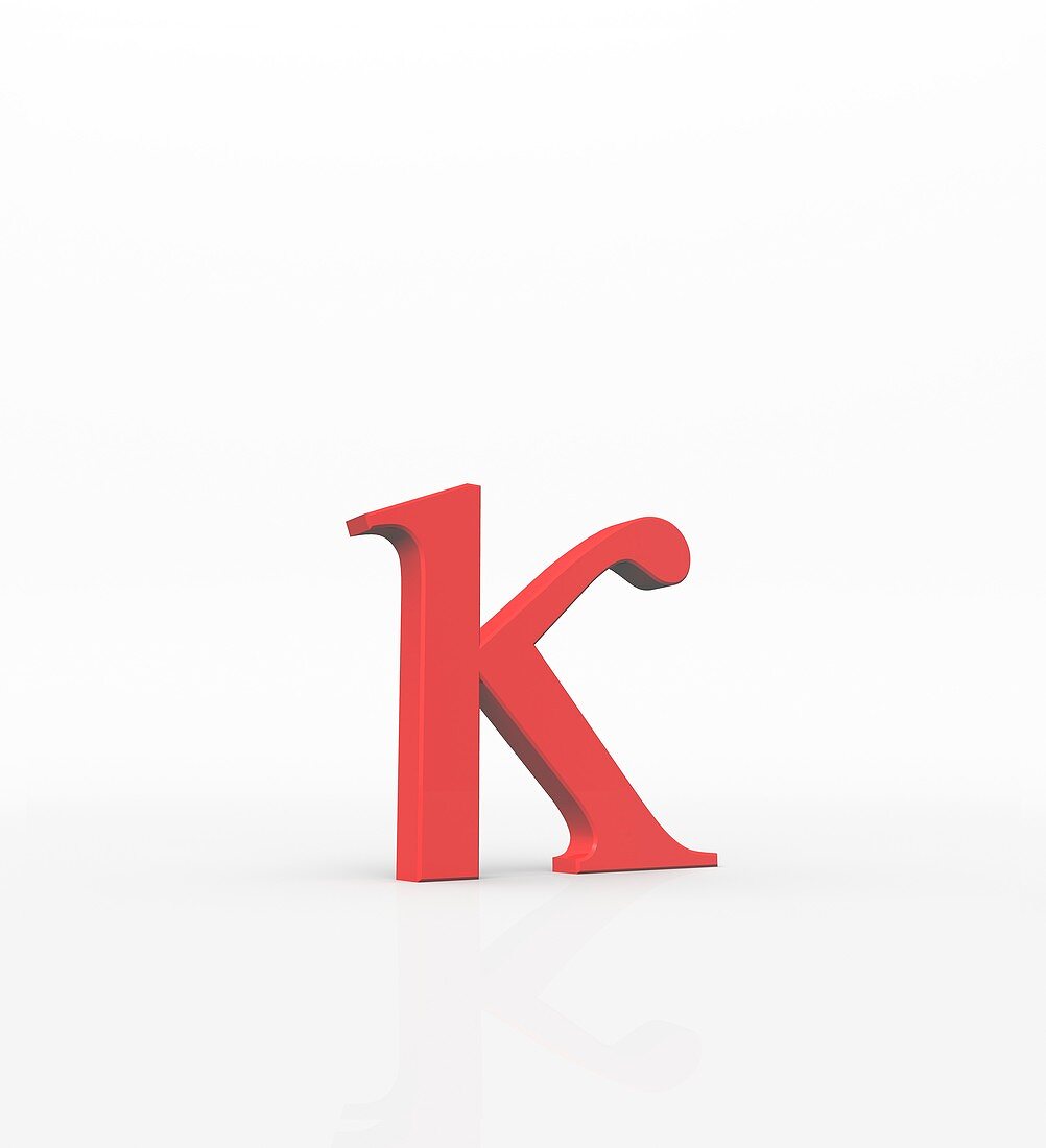 Greek letter Kappa,lower case