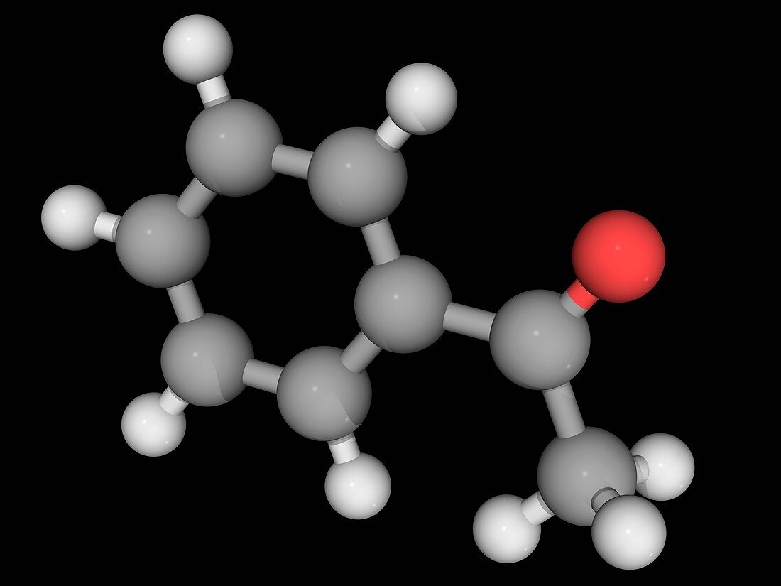 Acetophenone molecule