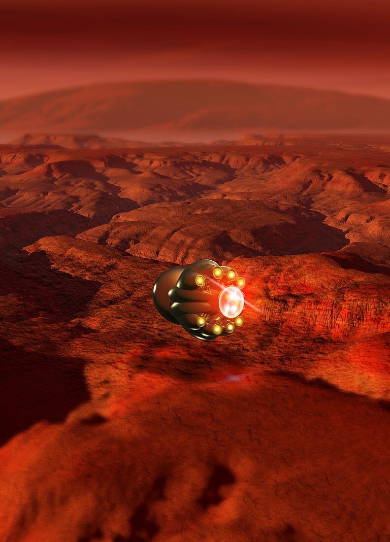 Mars probe,conceptual artwork