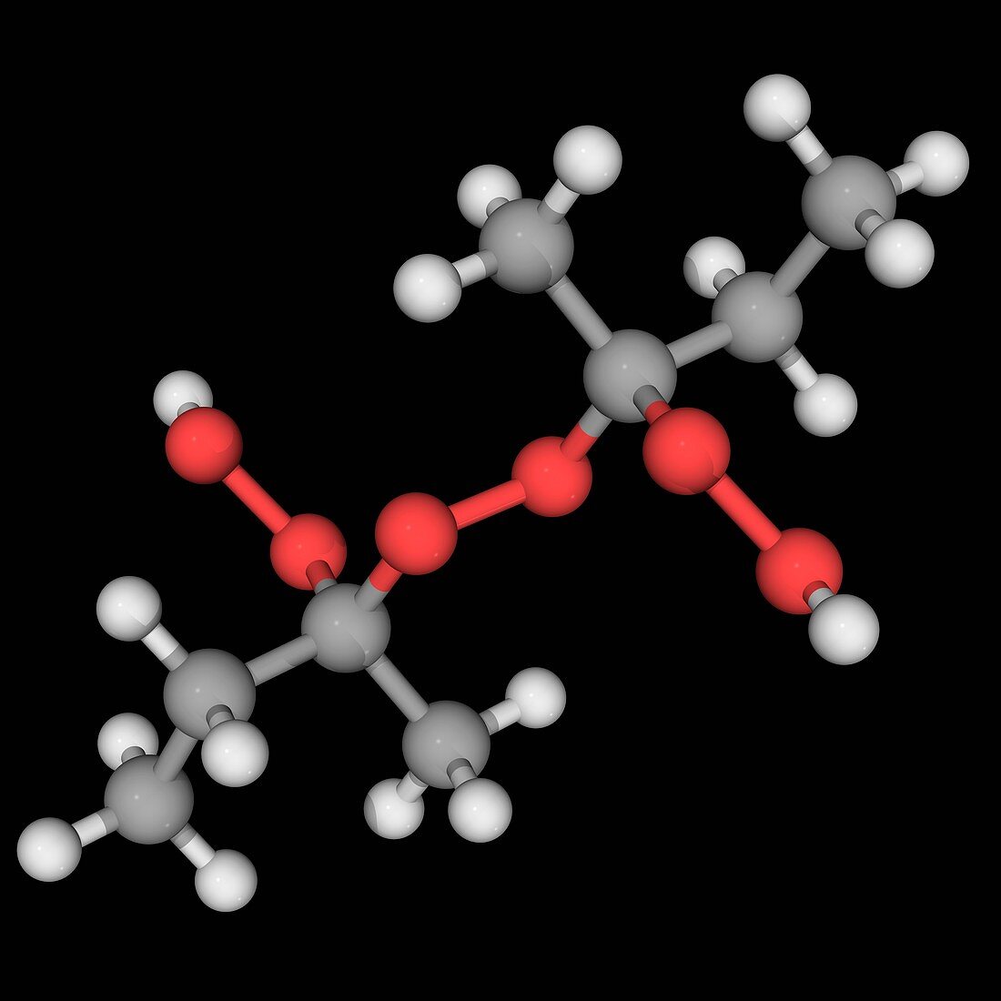 Methyl ethyl ketone peroxide molecule