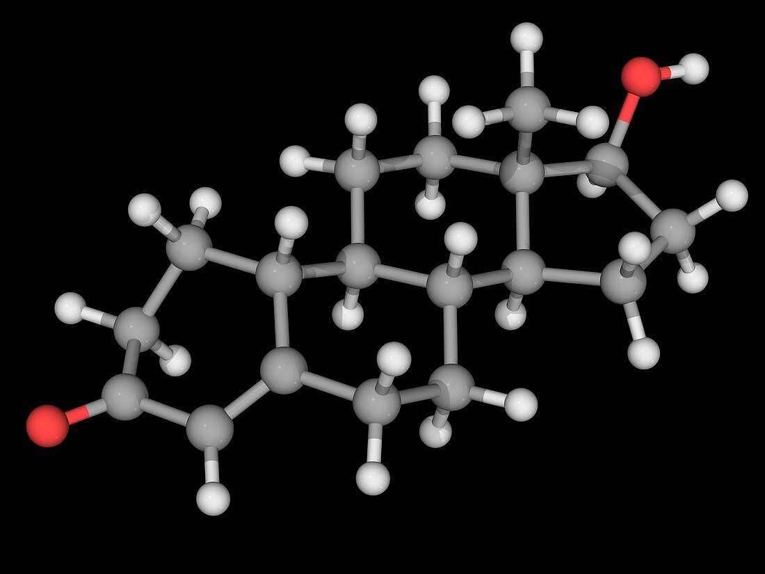 Nandrolone drug molecule