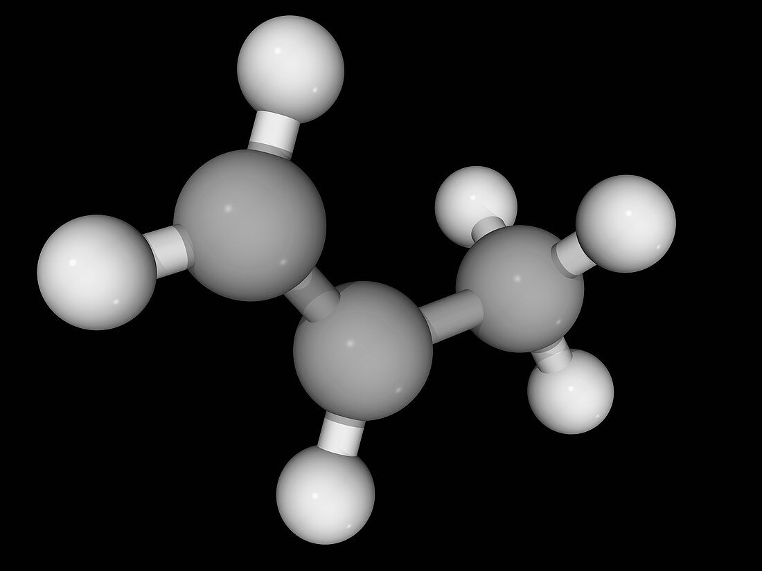 Propene molecule