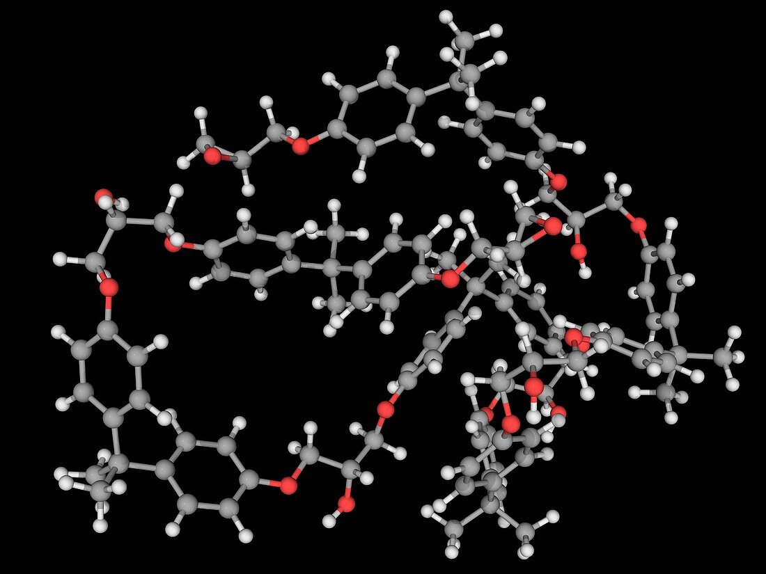 Epoxy resin molecule