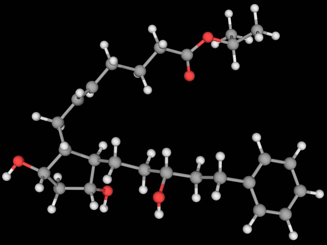 Latanoprost drug molecule