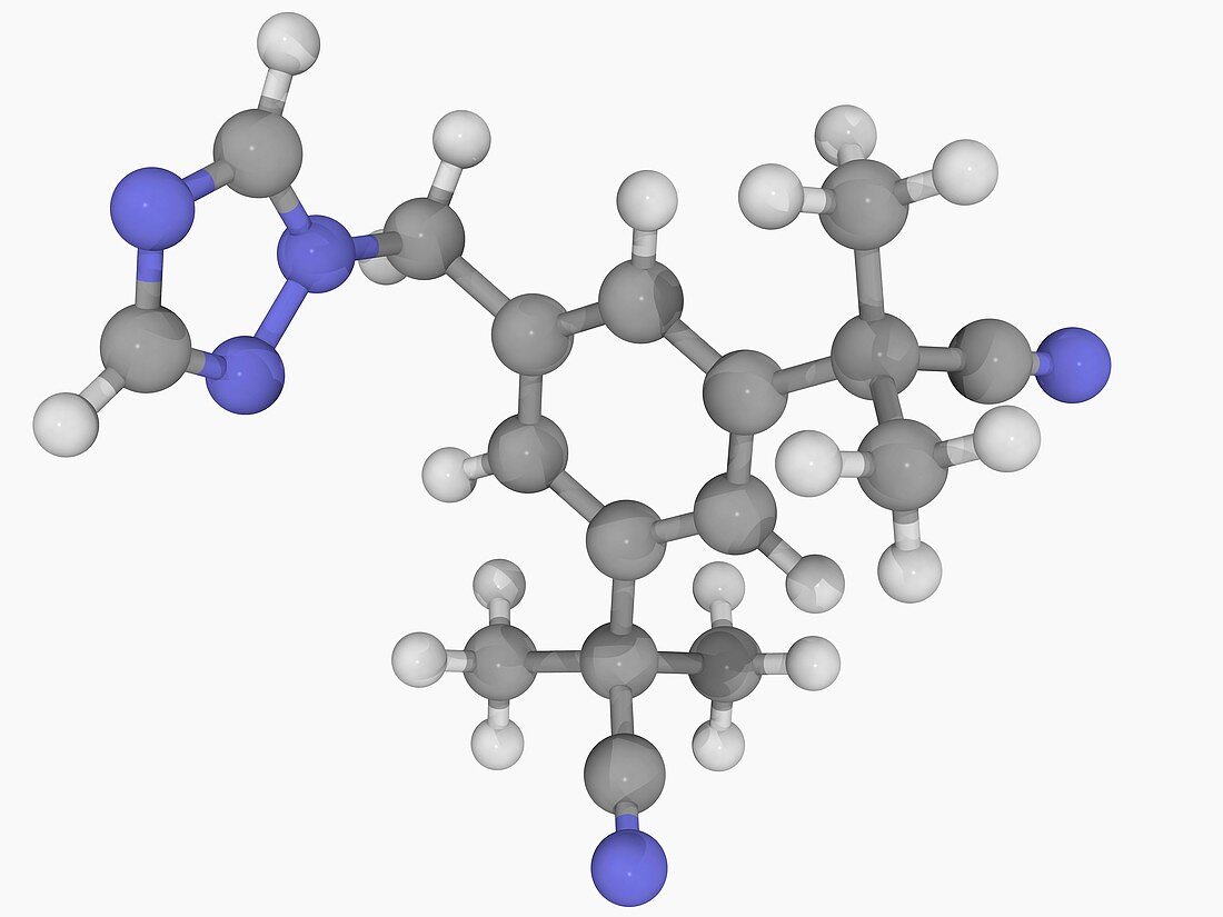 Anastrozole drug molecule
