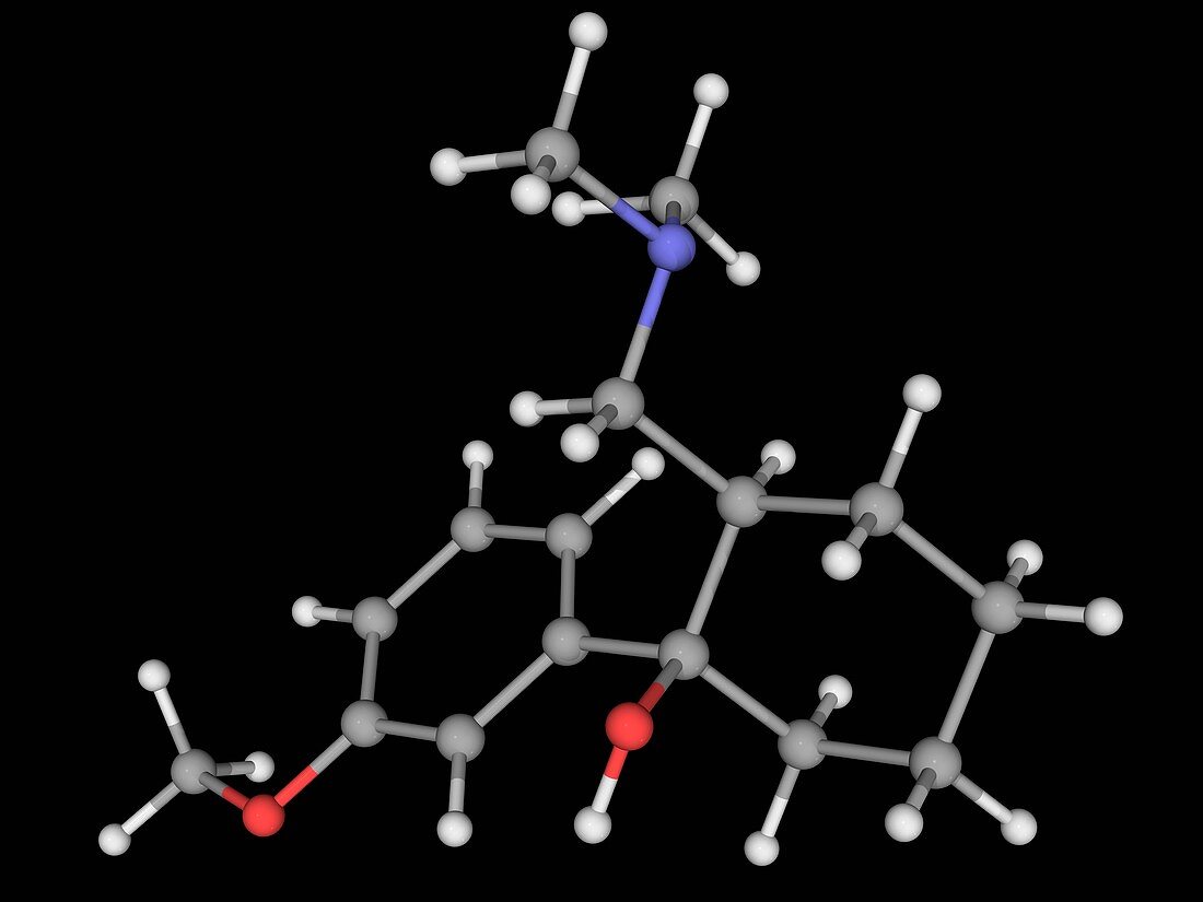 Tramadol drug molecule