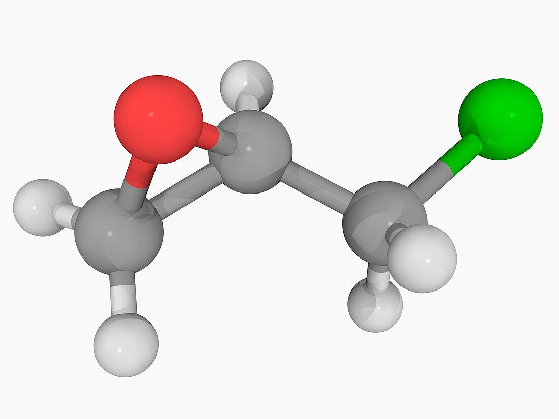 Epichlorhydrin molecule