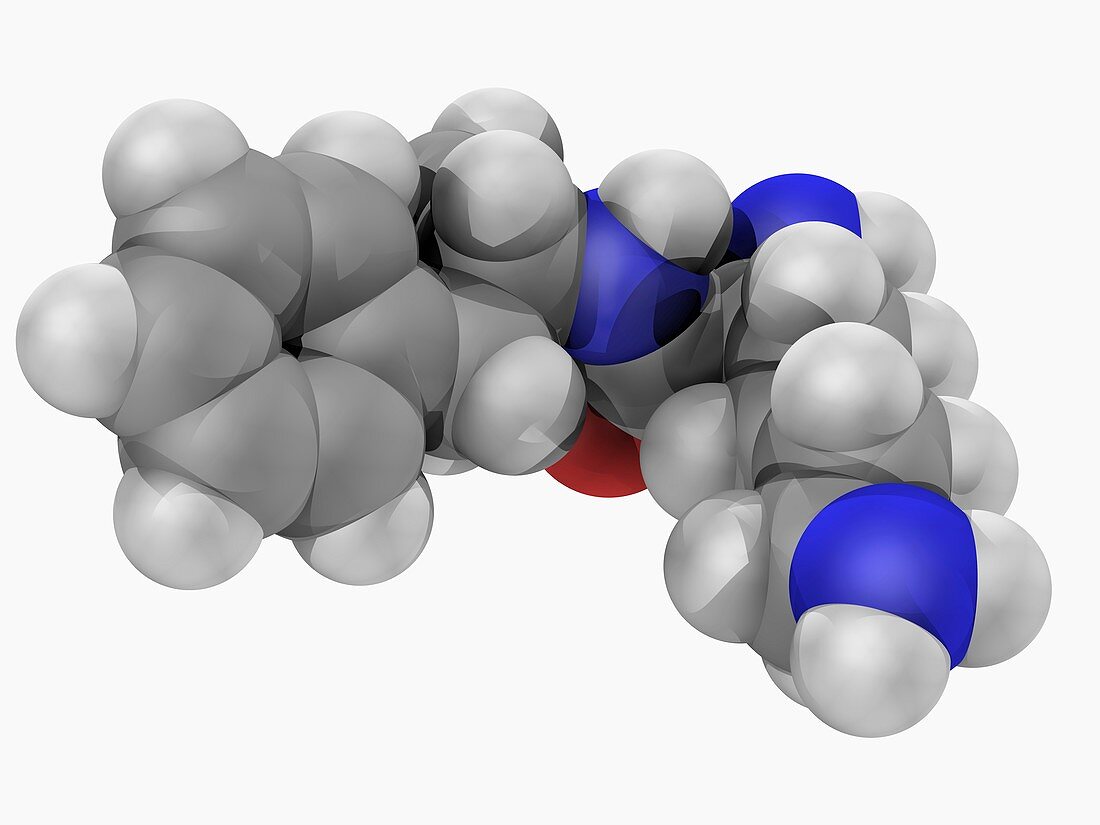 Lisdexamfetamine drug molecule