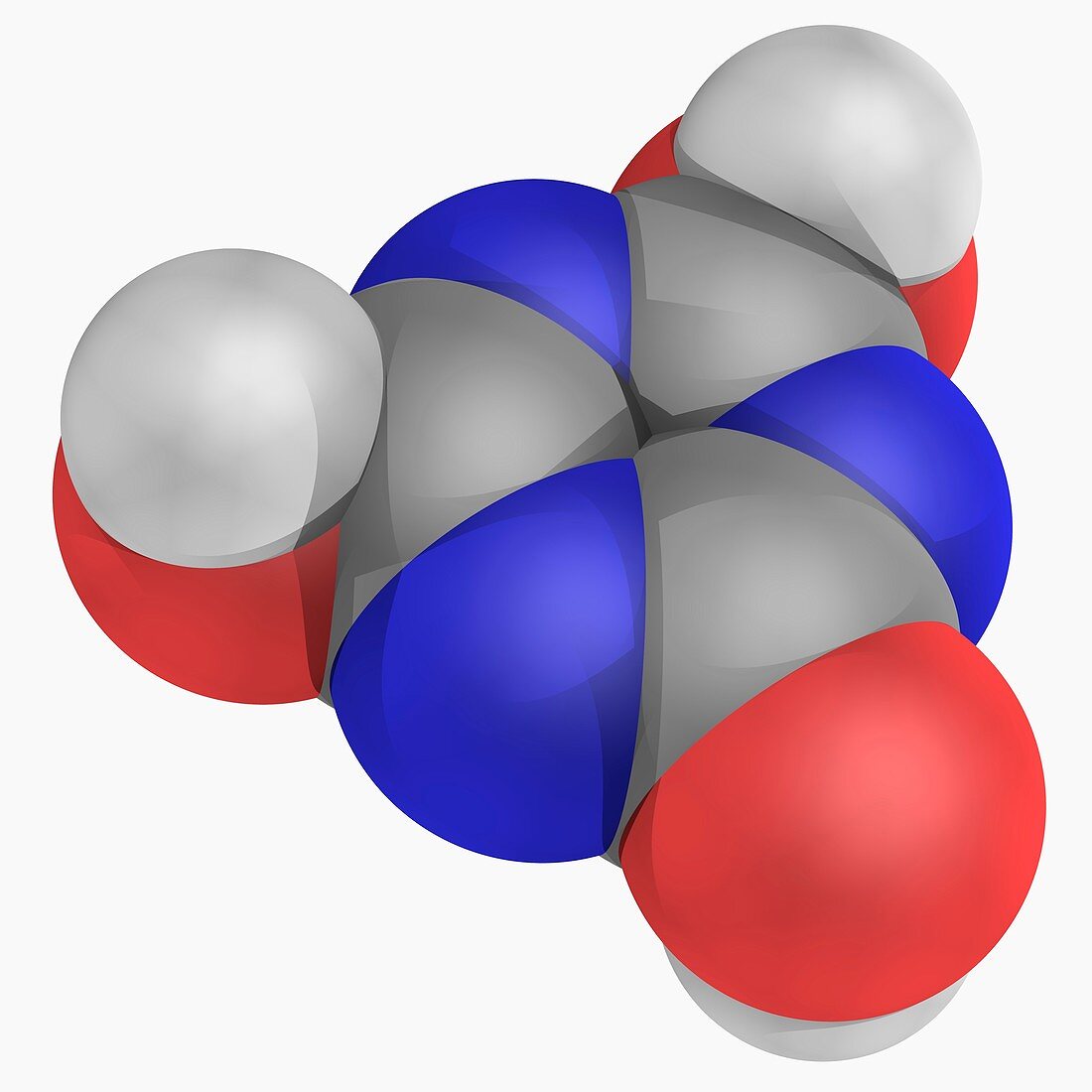 Cyanuric acid molecule