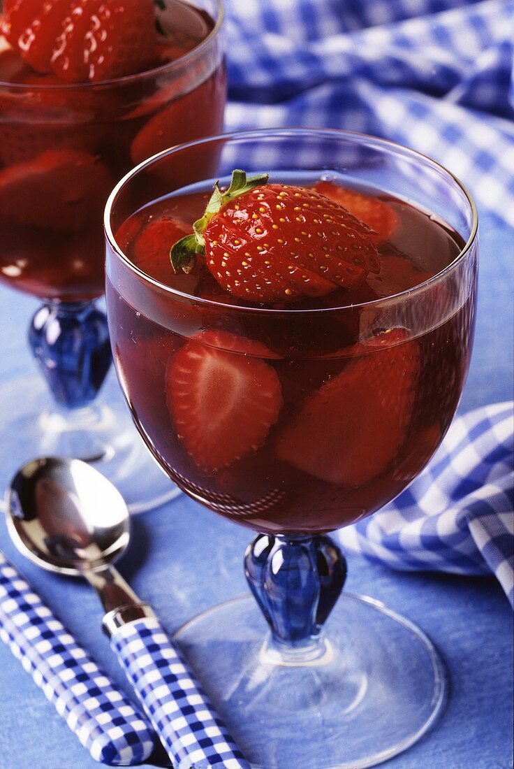 Strawberry and port wine jelly