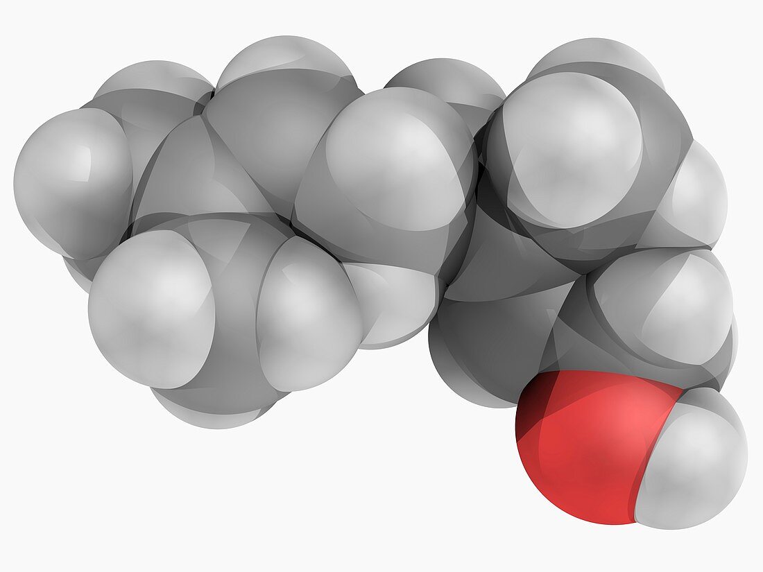 Geraniol molecule
