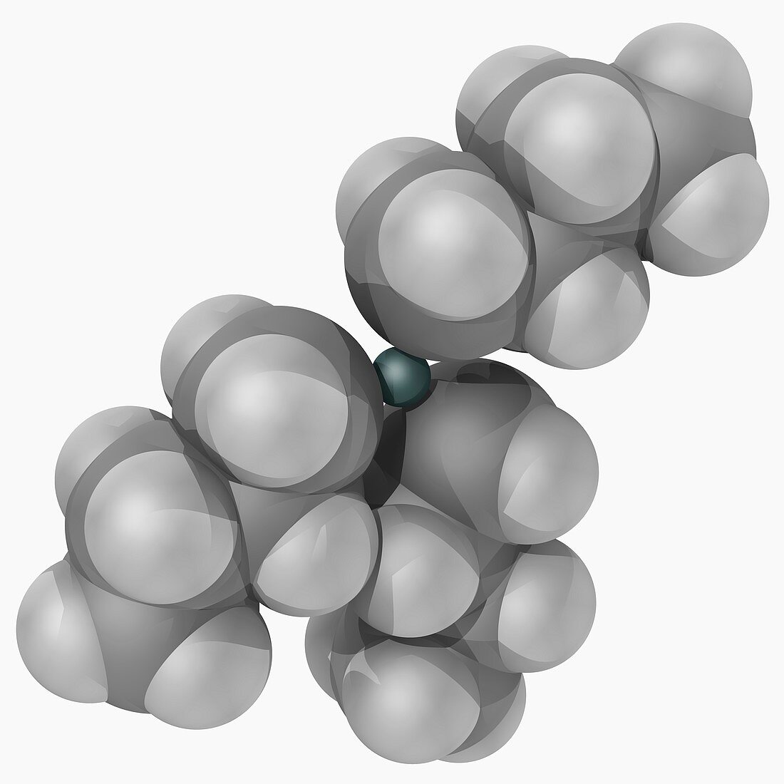 Tributyltin hydride molecule