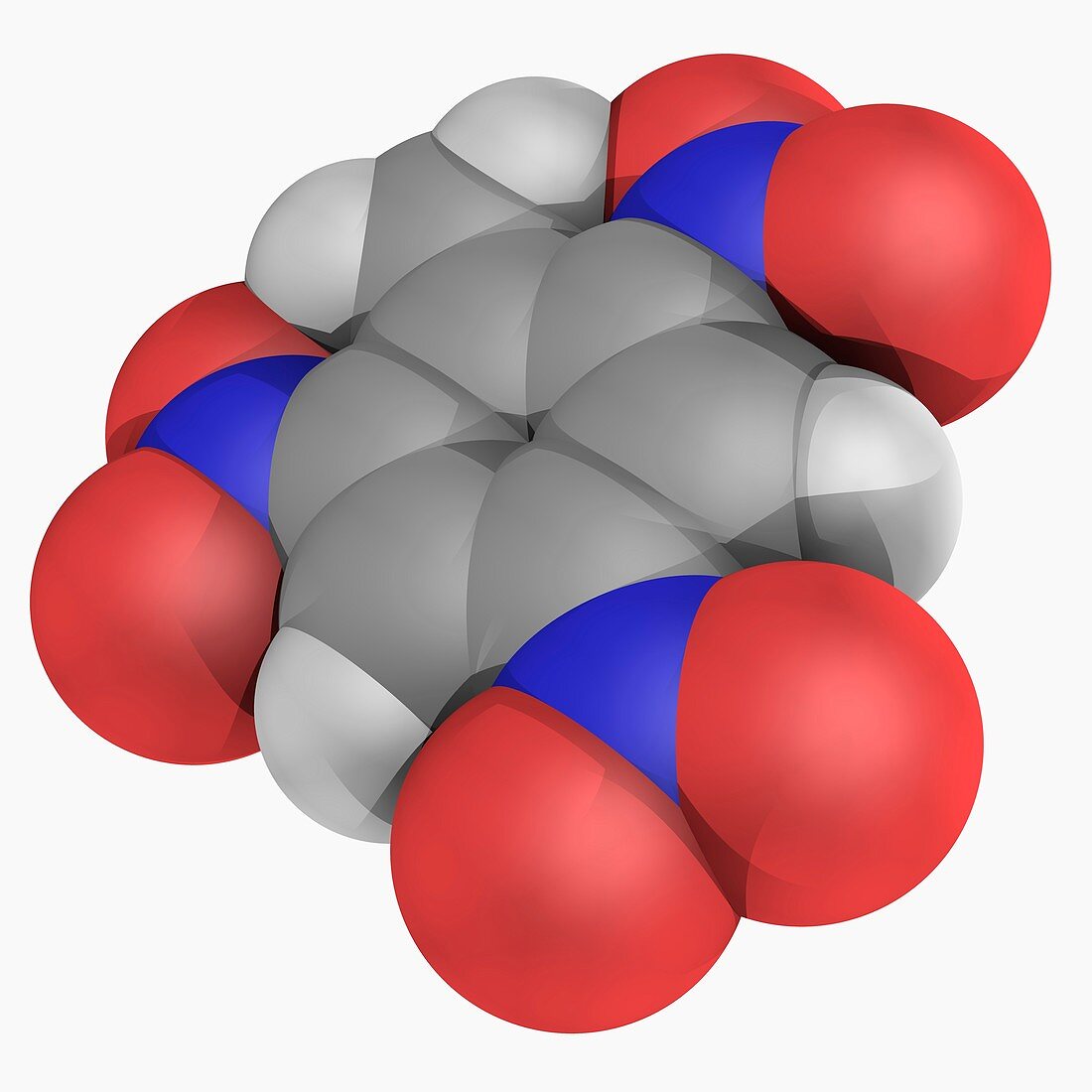 Trinitrotoluene TNT molecule