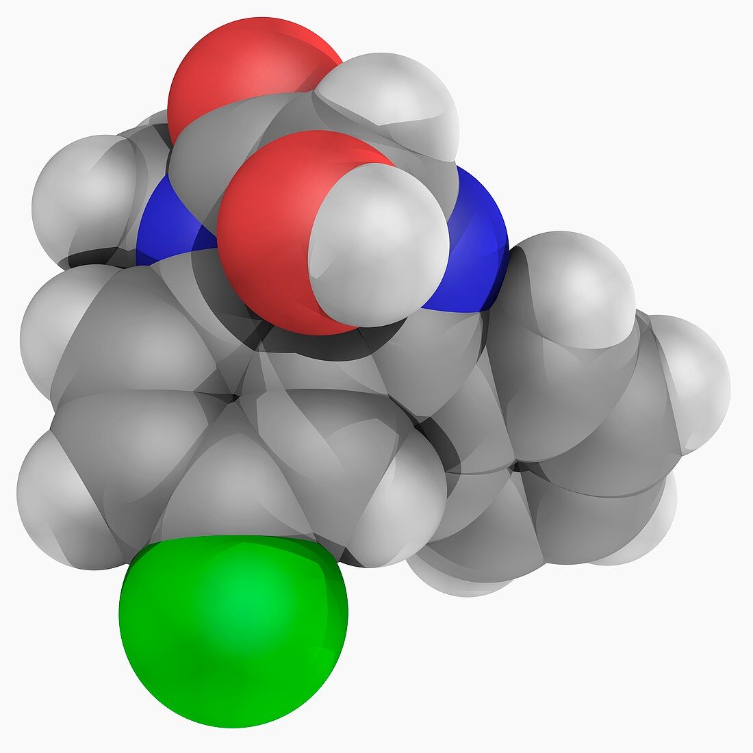 Temazepam drug molecule