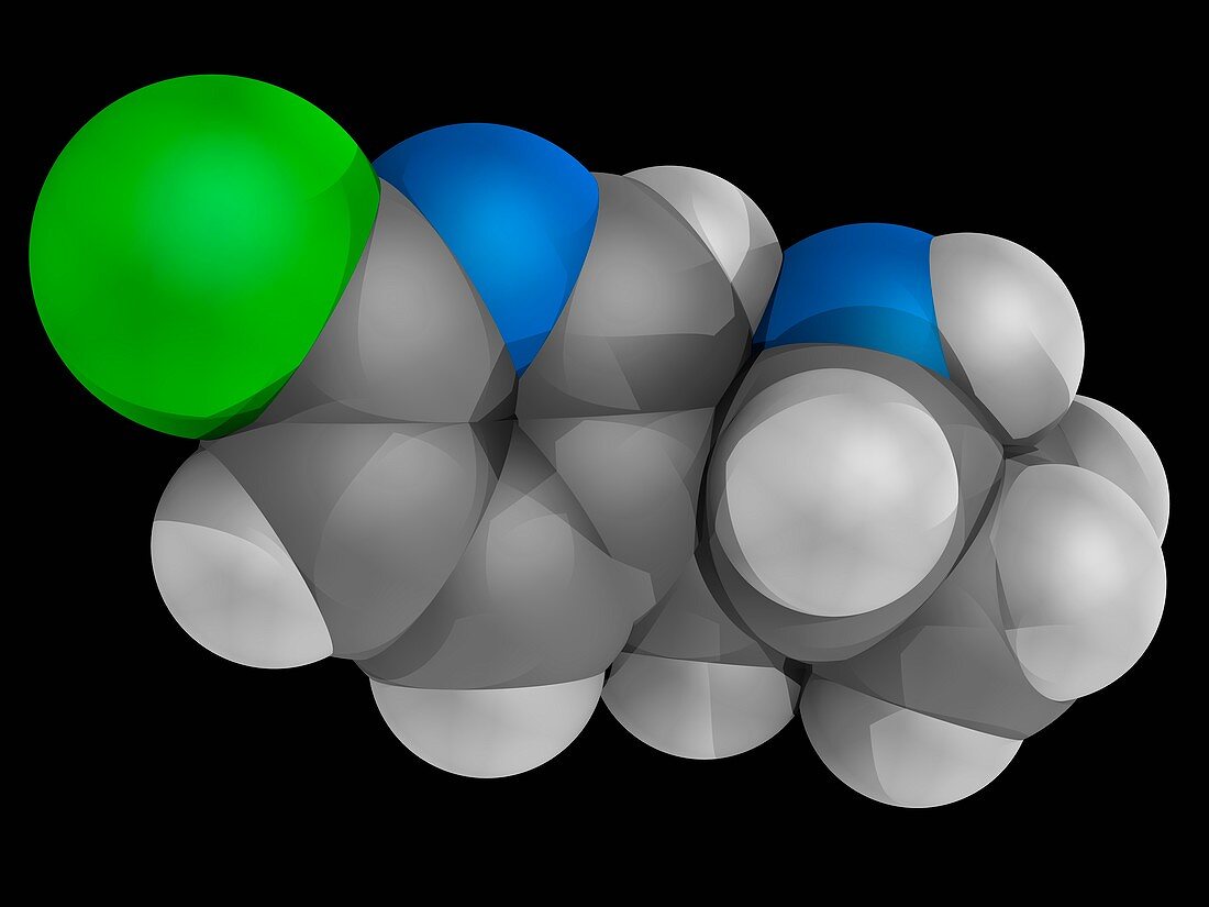 Epibatidine poison molecule