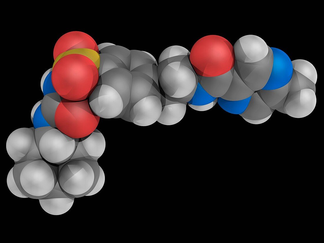 Glipizide drug molecule