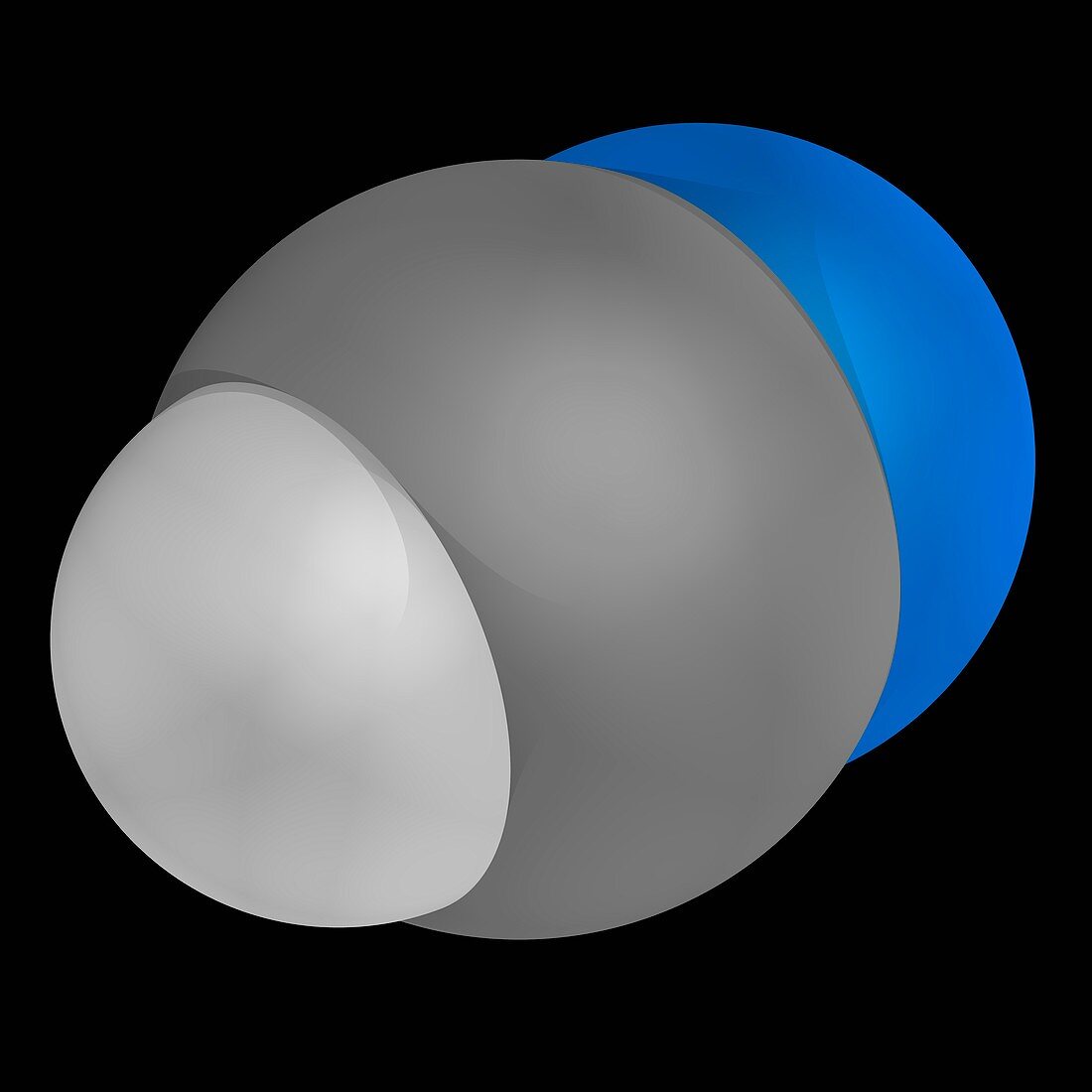 Hydrogen cyanide molecule