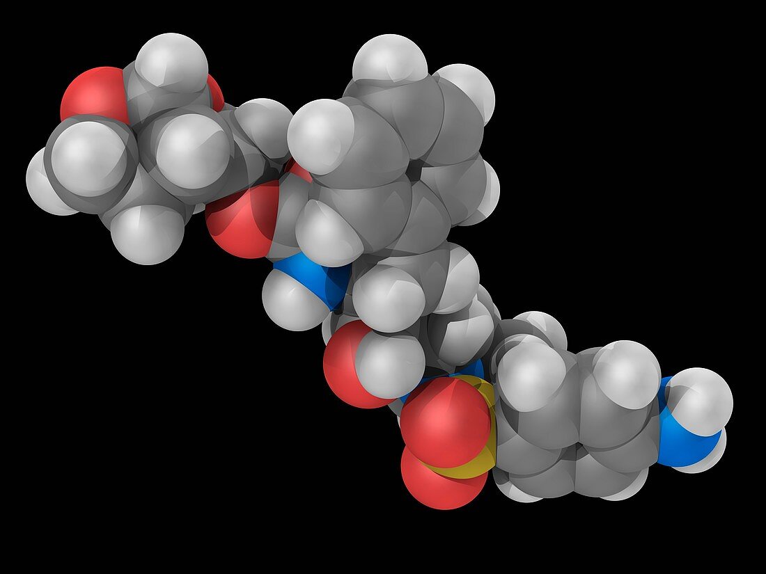 Darunavir drug molecule