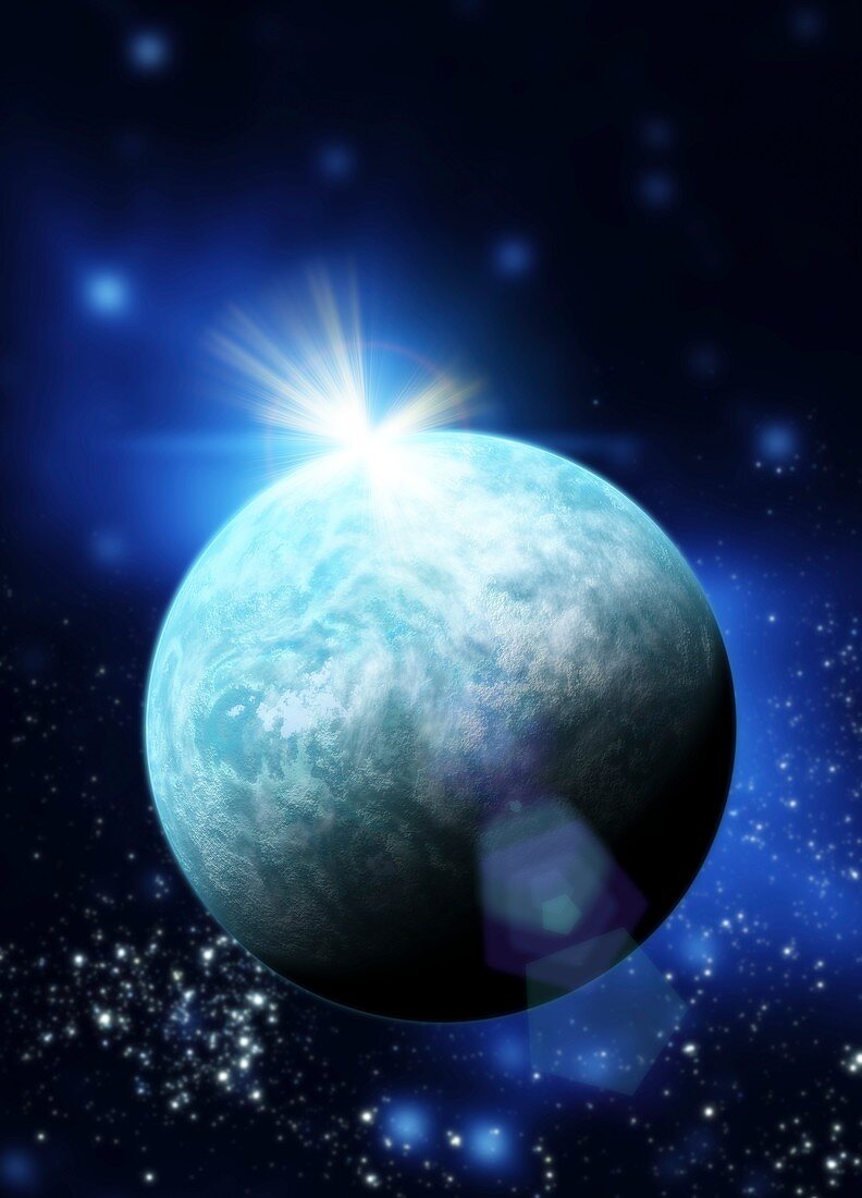 Kepler-20f exoplanet,artwork
