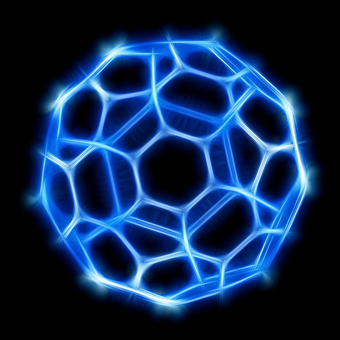 Buckyball,Buckminsterfullerene molecule