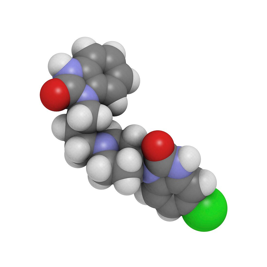Domperidone anti-sickness drug molecule