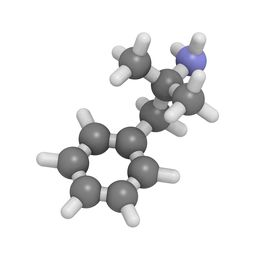 Phentermine obesity drug molecule