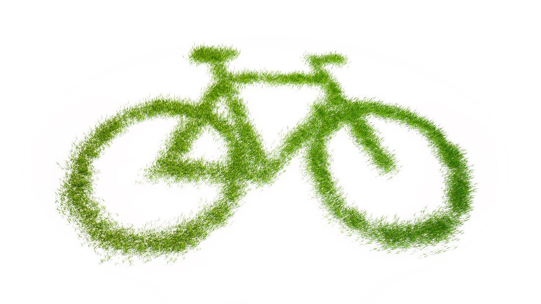 Green transport,conceptual artwork