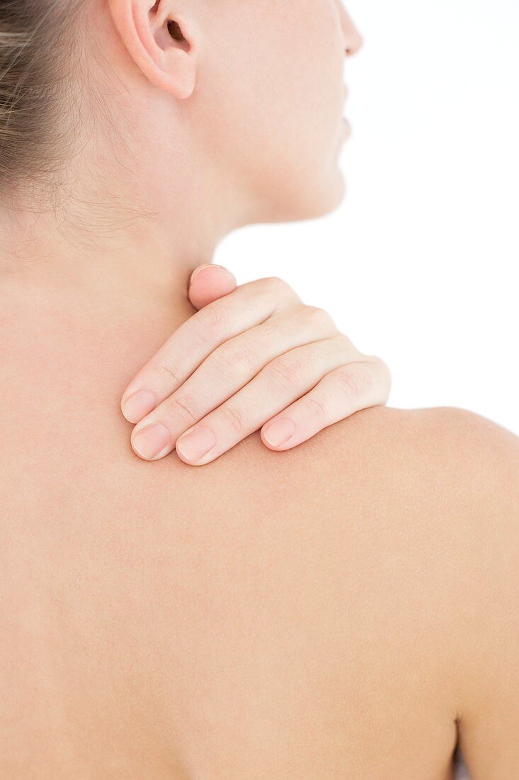 Woman's shoulder