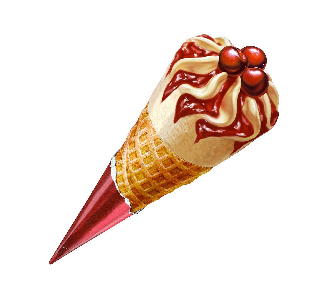 Ice cream cone,artwork