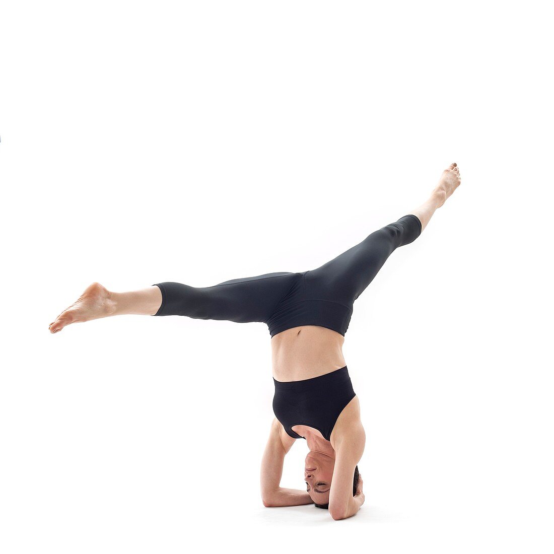 Woman practicing yoga