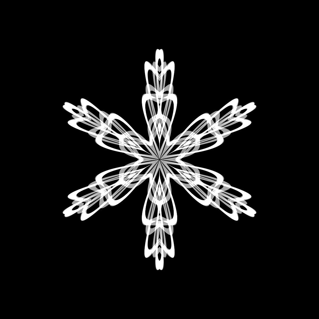 Snowflake pattern,artwork