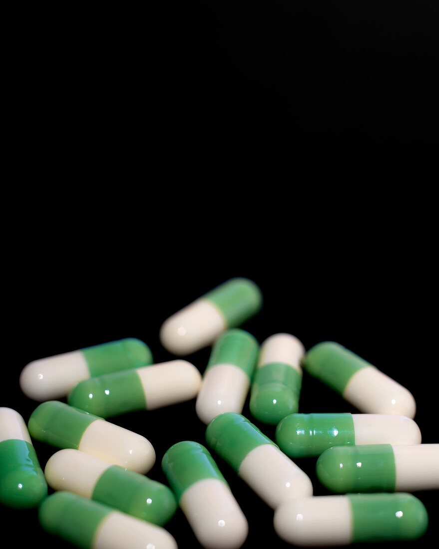 Fluoxetine antidepressant capsules