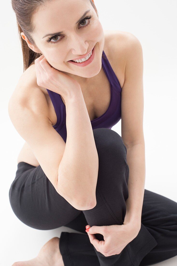 Portrait of woman smiling