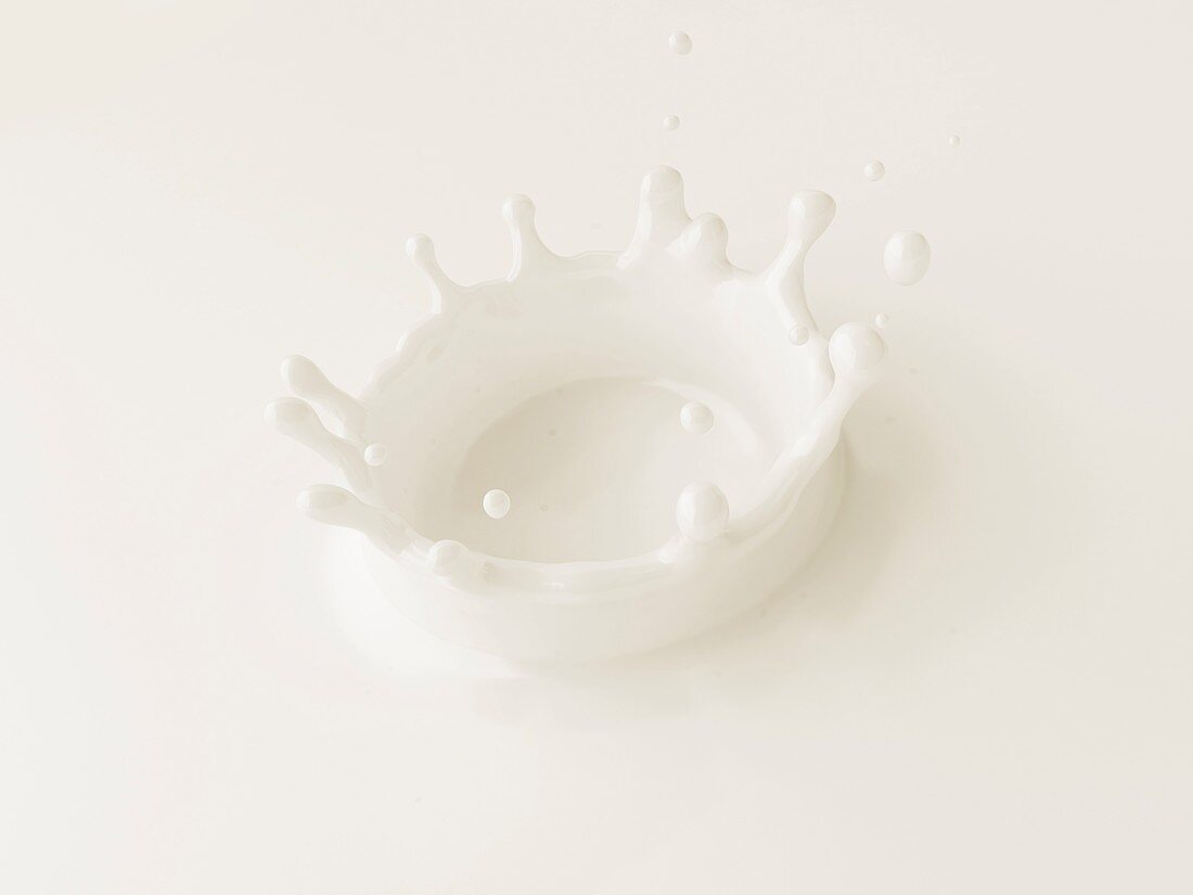 Milk splashing,artwork
