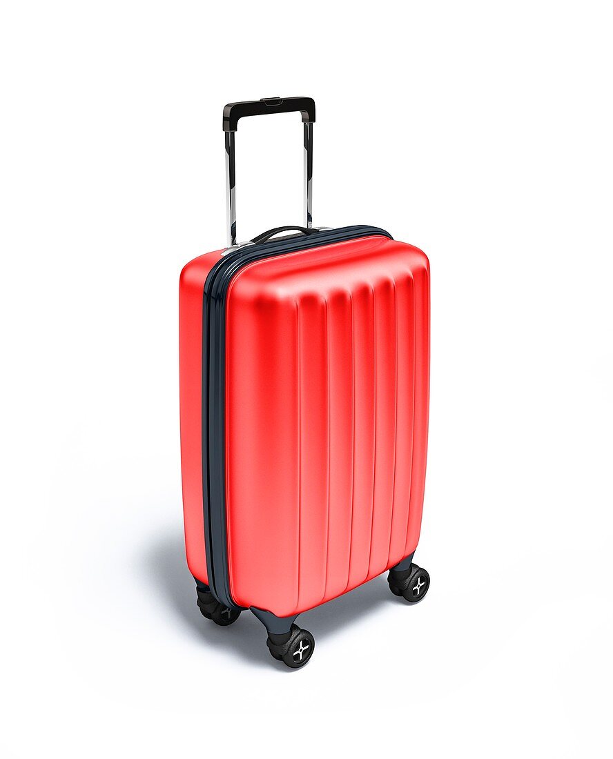 Red suitcase,artwork