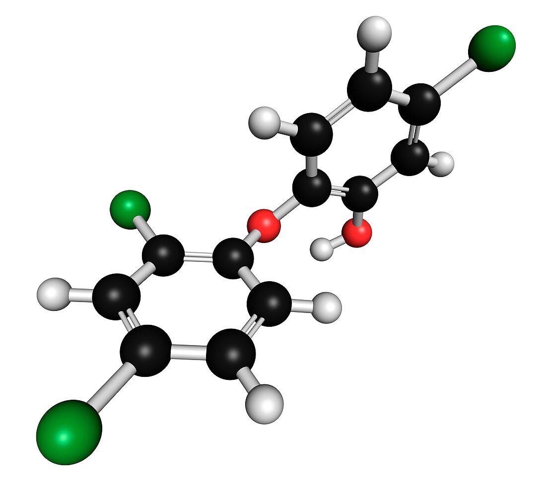 Triclosan antimicrobial molecule