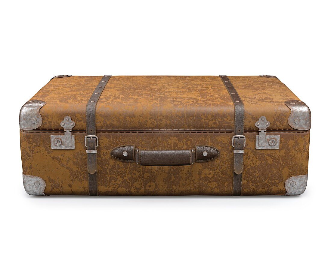 Vintage suitcase,illustration