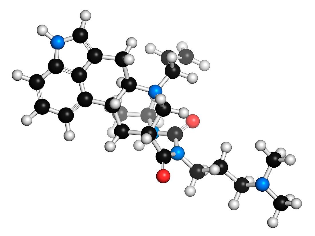 Cabergoline drug molecule