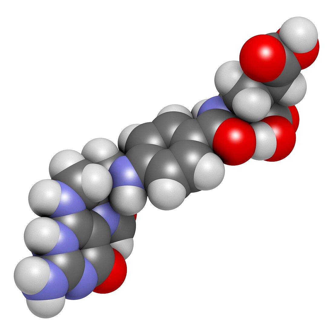 Folinic acid drug molecule