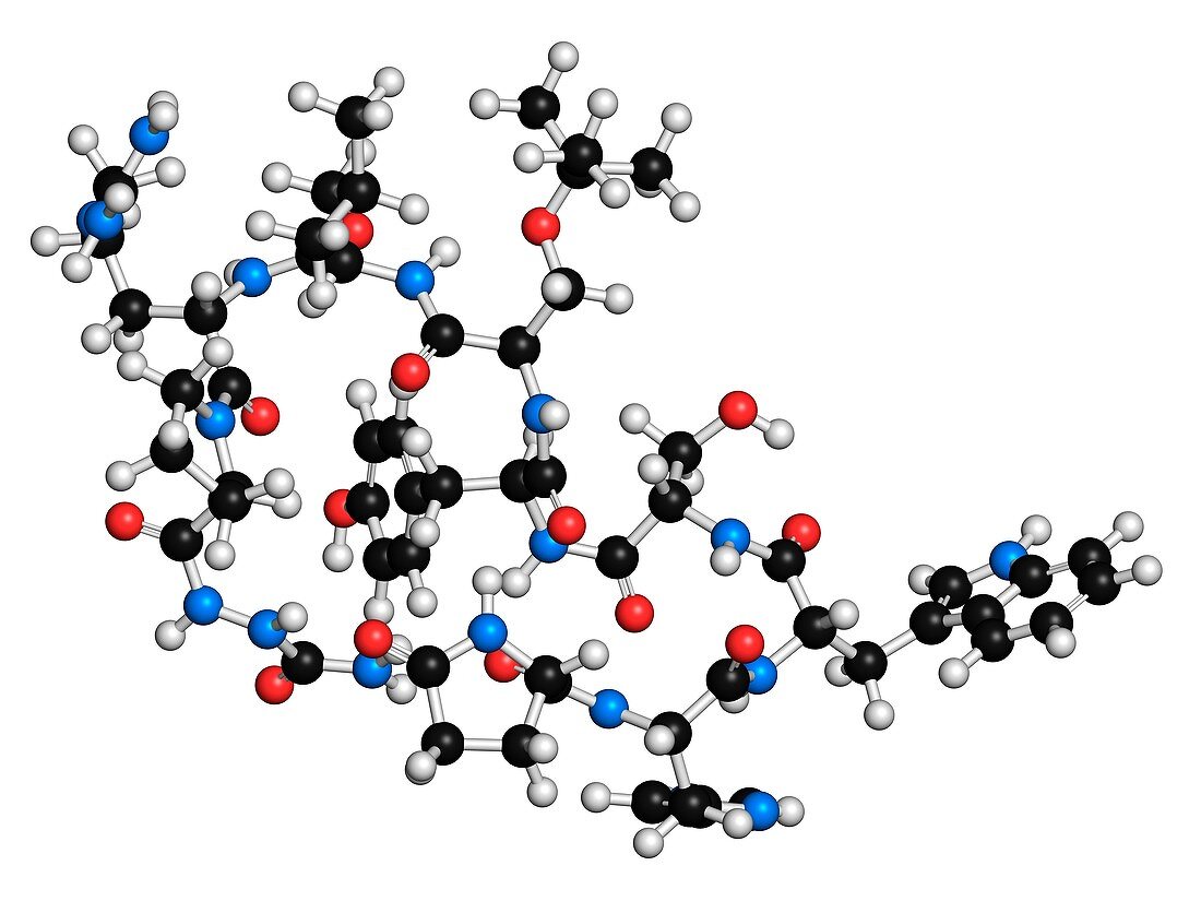 Goserelin cancer drug molecule